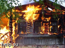 В Южном Бутово сгорел жилой дом