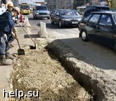 Провал грунта в центре Москвы произошел из-за обрушения подземной части стены строящегося здания